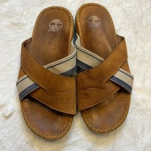 Timberland lather sandals slides